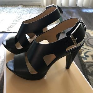 Michael Kors leather heels